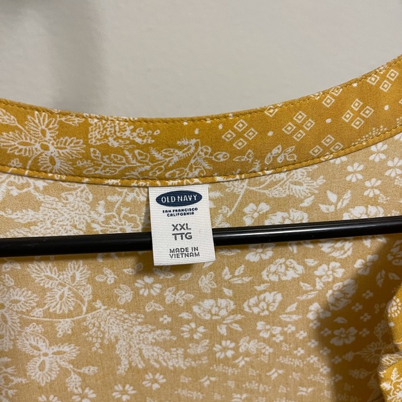 Old Navy Golden Floral Dress - Picture 2 of 4